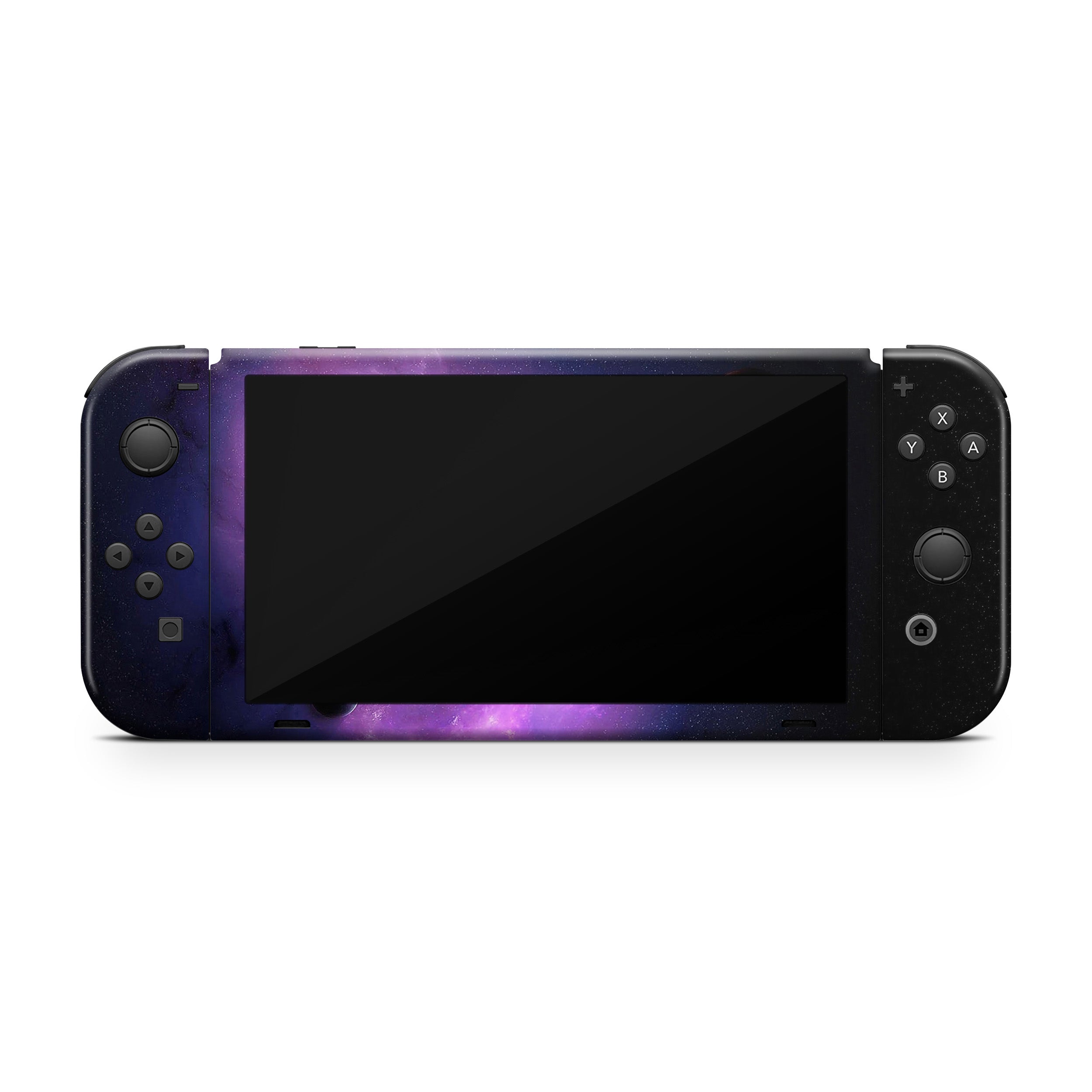 Space v3 Nintendo Switch OLED Skin - Space-inspired design