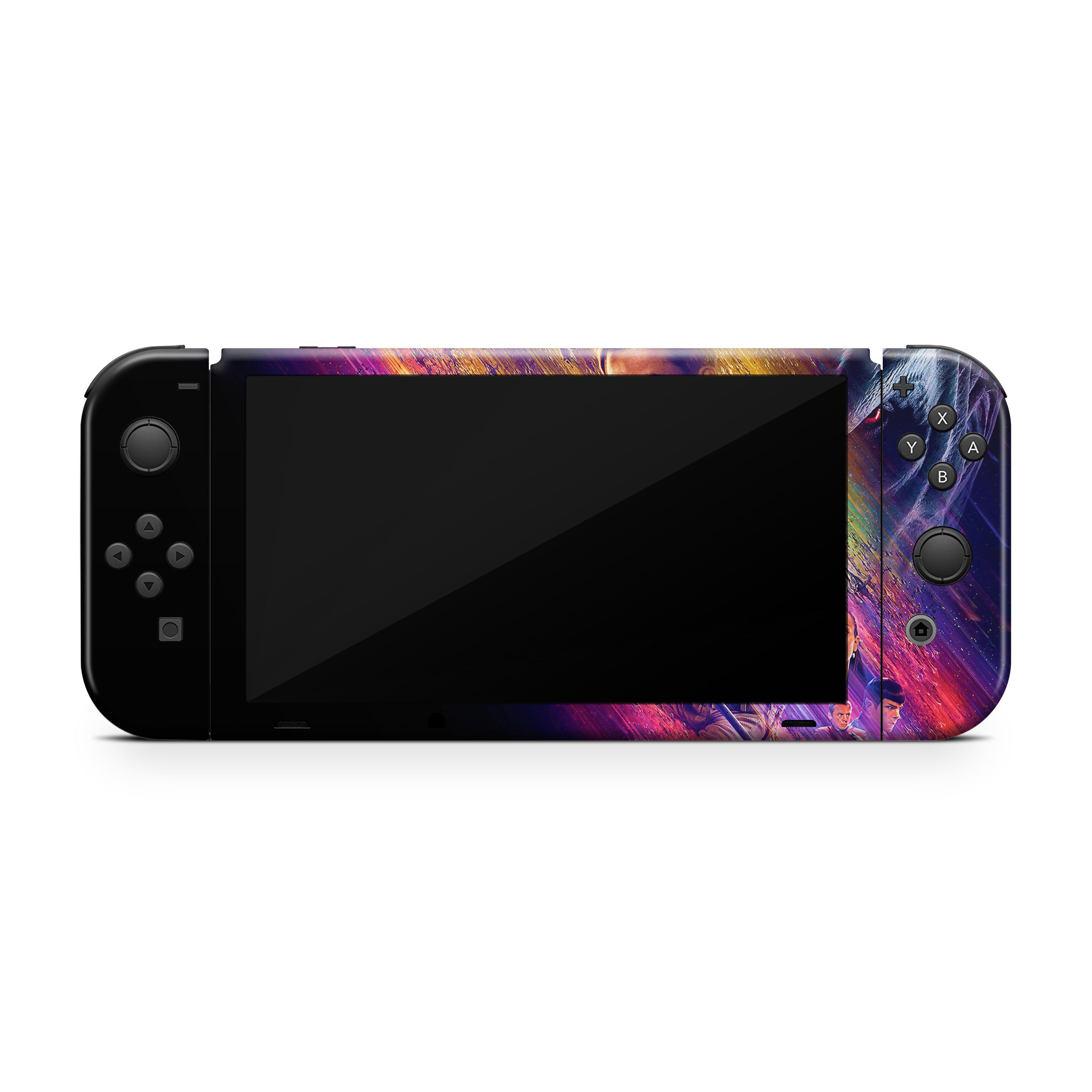 Space Quest v1 Nintendo Switch OLED Skin - Sci-Fi-inspired design