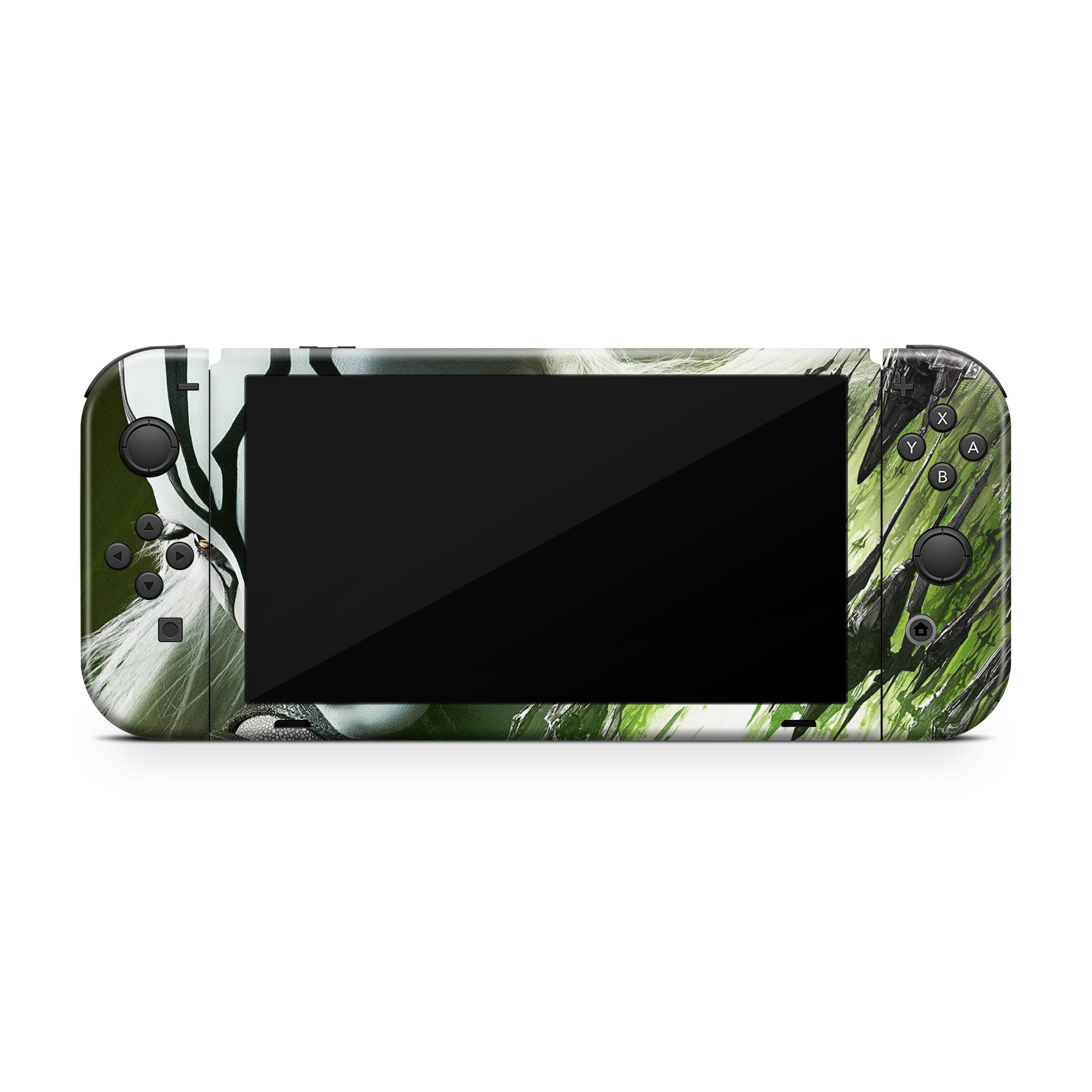 Space Quest v2 Nintendo Switch OLED Skin - Sci-Fi-inspired design