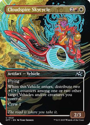 Cloudspire Skycycle (DFT-321) - Aetherdrift (Borderless) Foil