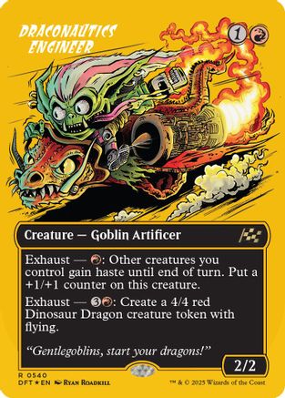 Draconautics Engineer (DFT-540) - Aetherdrift (Borderless) Foil
