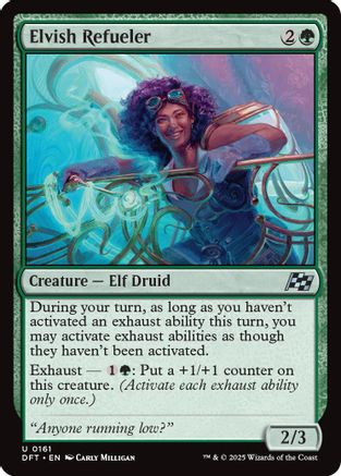 Elvish Refueler (DFT-161) - Aetherdrift Foil