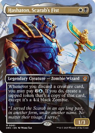 Hashaton, Scarab's Fist (DRC-001) - Commander: Aetherdrift