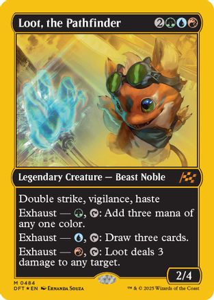 Loot, the Pathfinder (DFT-484) - Aetherdrift Foil