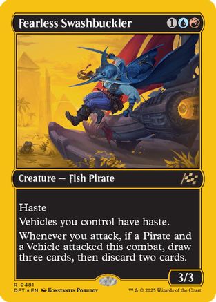 Fearless Swashbuckler (DFT-481) - Aetherdrift Foil