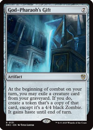 God-Pharaoh's Gift (DRC-131) - Commander: Aetherdrift