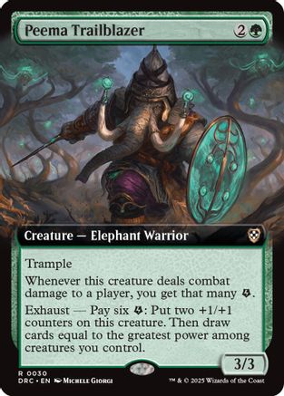 Peema Trailblazer (DRC-030) - Commander: Aetherdrift: (Extended Art)