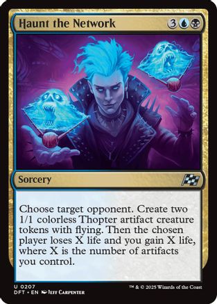 Haunt the Network (DFT-207) - Aetherdrift Foil