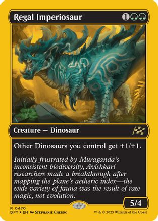 Regal Imperiosaur (DFT-470) - Aetherdrift Foil