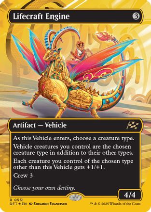 Lifecraft Engine (DFT-531) - Aetherdrift (Borderless) Foil
