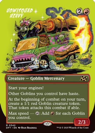 Howlsquad Heavy (DFT-342) - Aetherdrift (Borderless) Foil