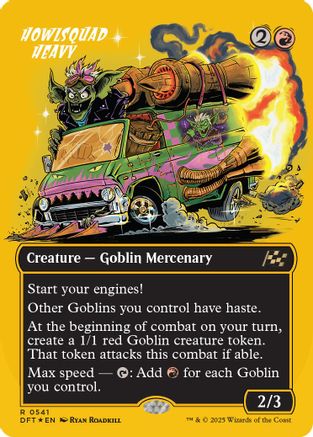 Howlsquad Heavy (DFT-541) - Aetherdrift (Borderless) Foil