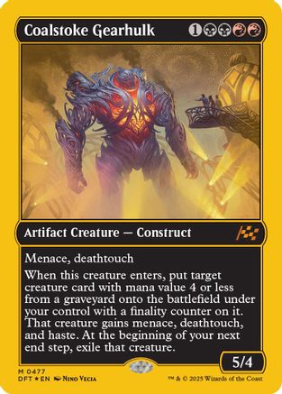 Coalstoke Gearhulk (DFT-477) - Aetherdrift Foil