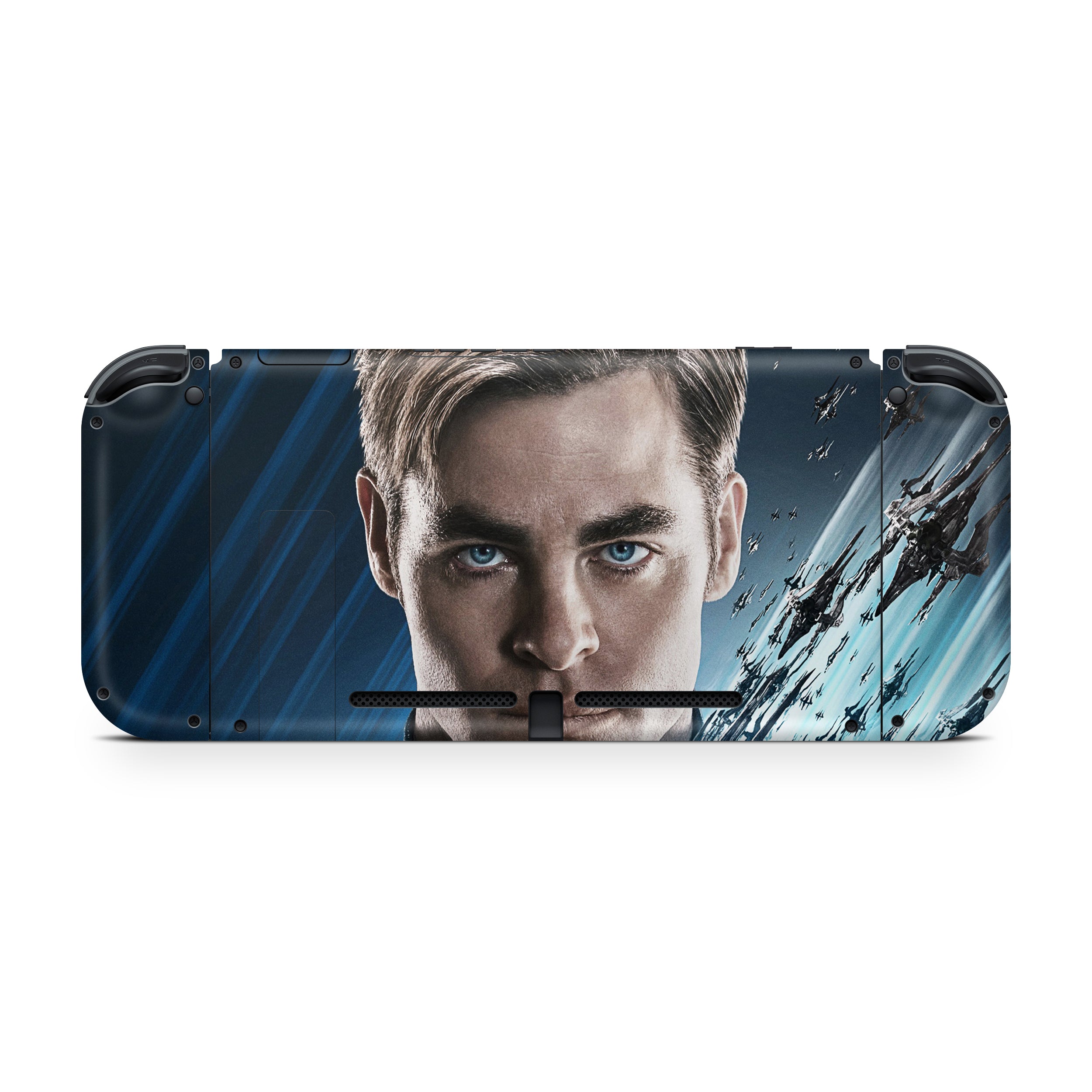 Space Quest v5 Nintendo Switch OLED Skin - Sci-Fi-inspired design