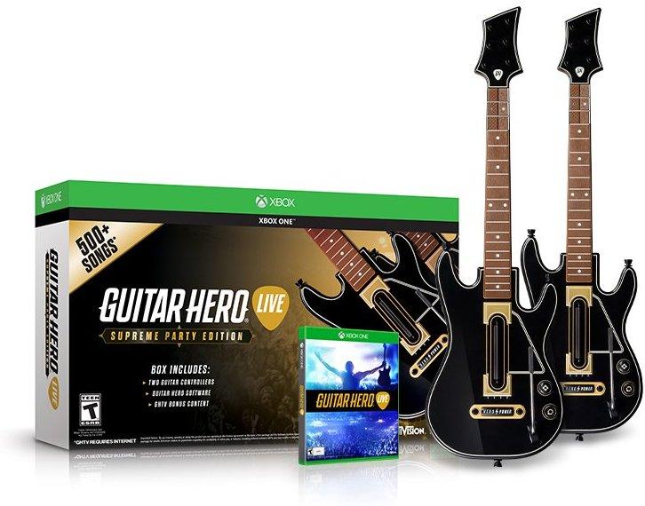 Guitar Hero Live Supreme Party Edition 2 Pack Bundle (Xbox One)
