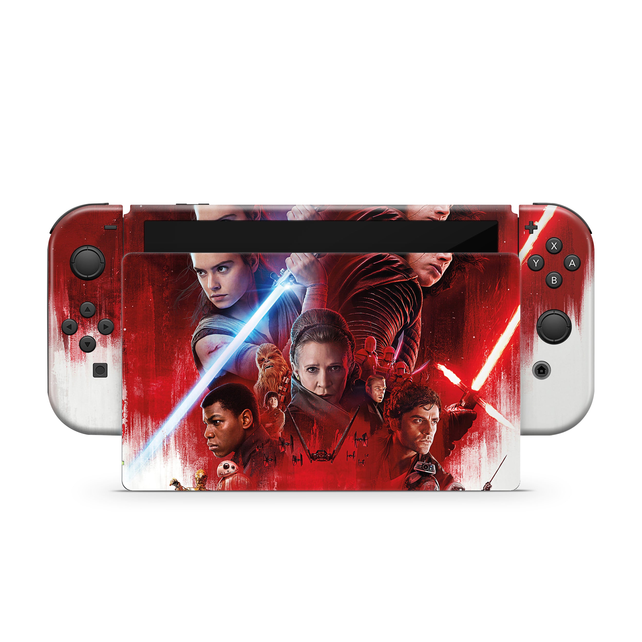 Space Conquerors v2 Nintendo Switch OLED Skin - Sci-Fi-inspired design