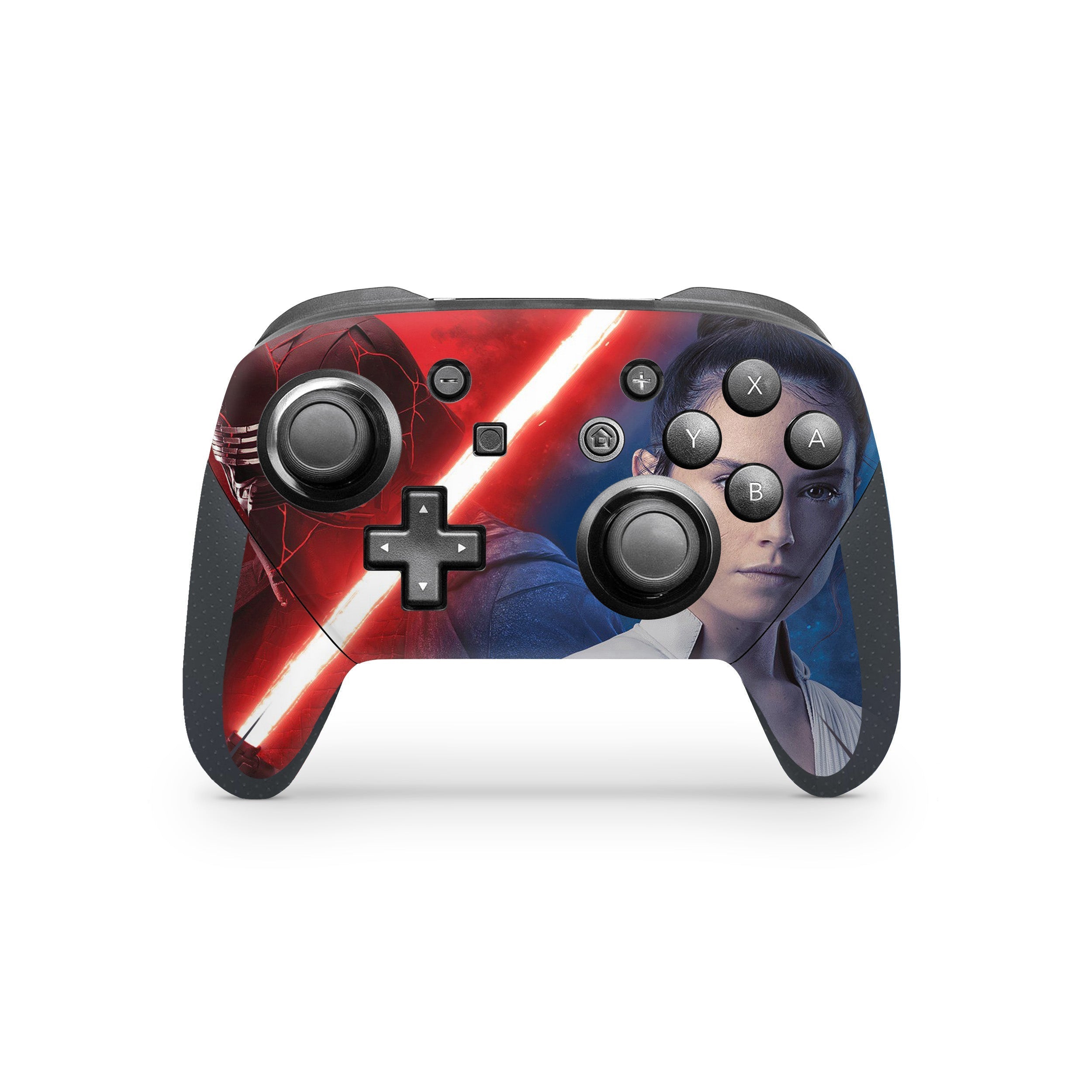 Space Conquerors v3 Nintendo Switch Pro Controller Skin - Sci-Fi-inspired design