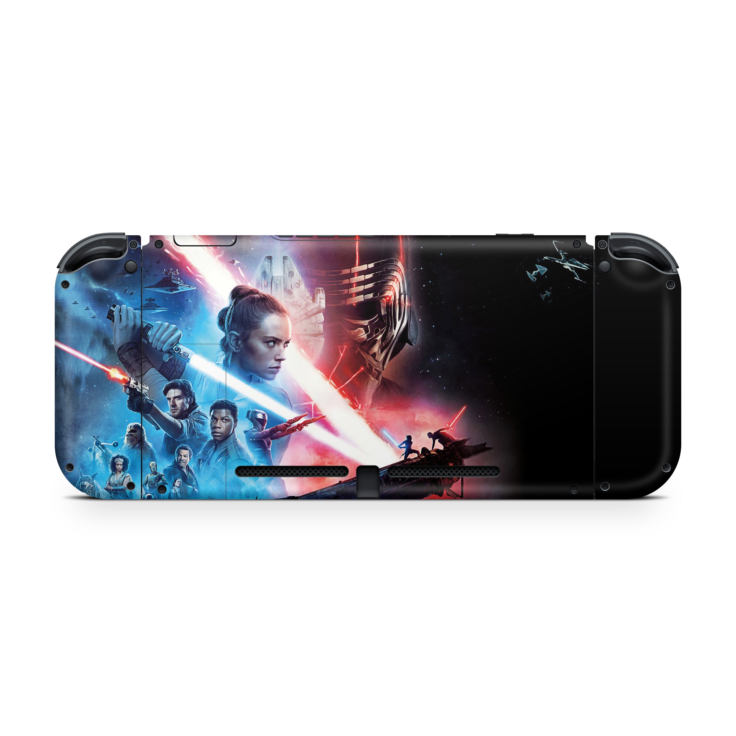 Space Conquerors v4 Nintendo Switch OLED Skin - Sci-Fi-inspired design