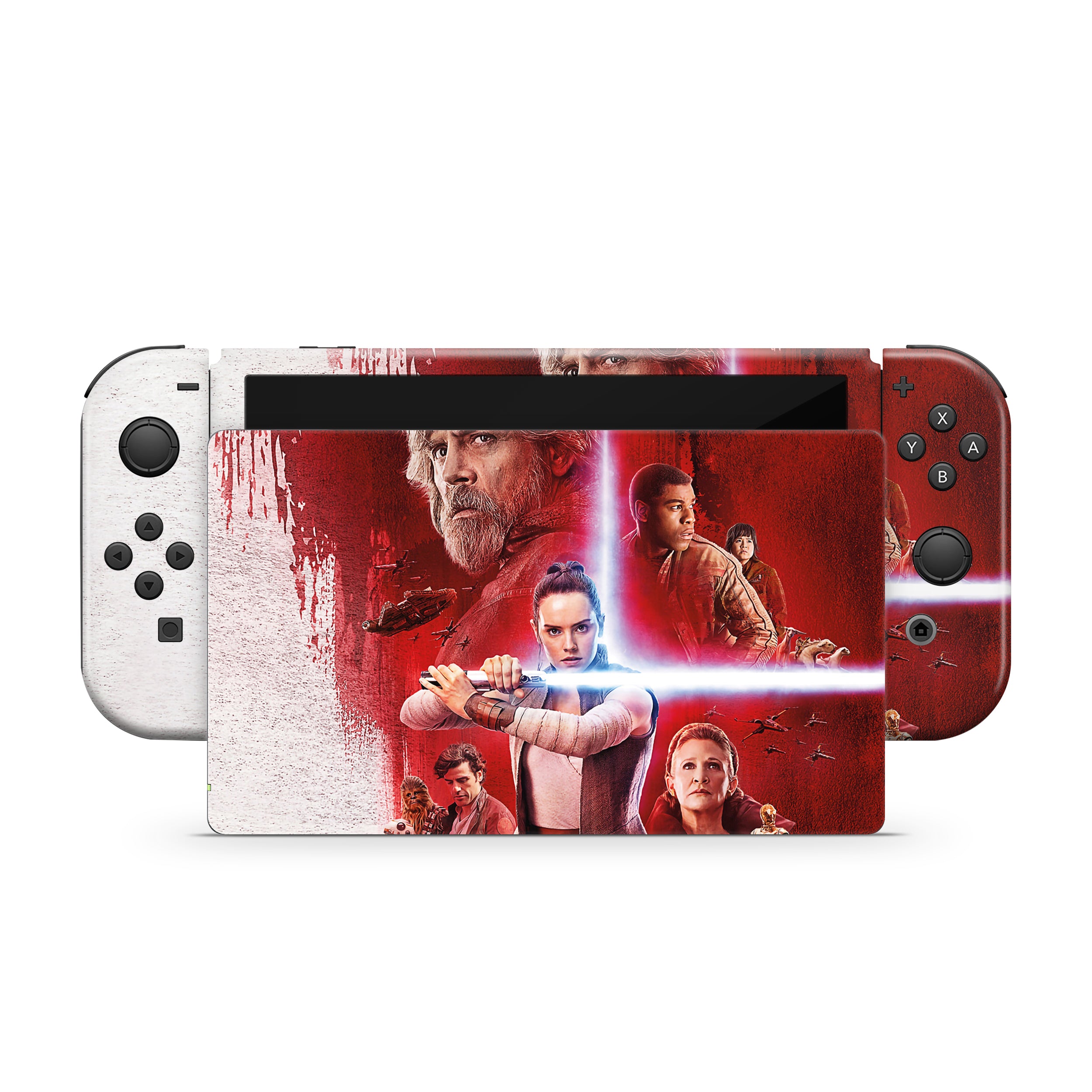 Space Conquerors v6 Nintendo Switch OLED Skin - Sci-Fi-inspired design