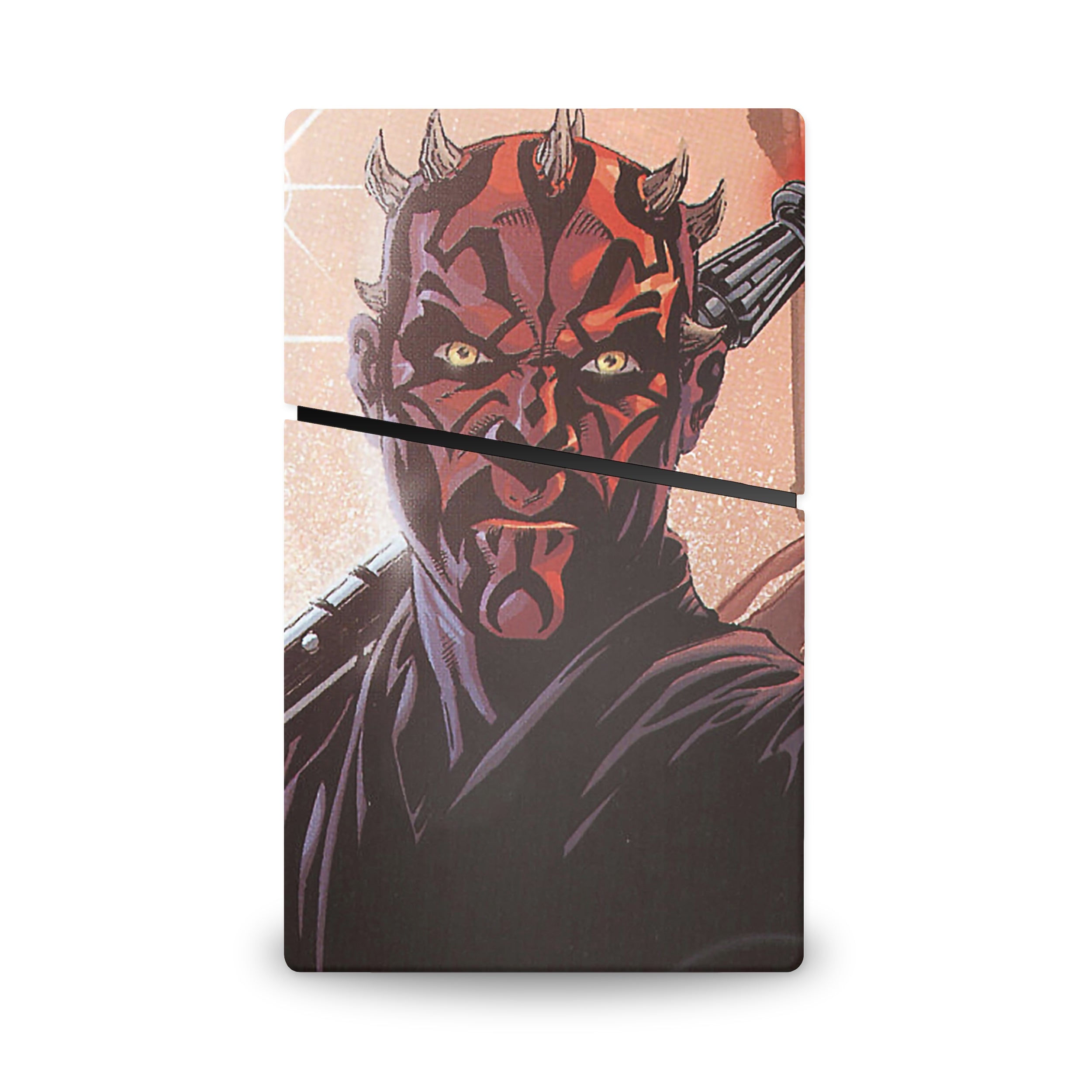 Crimson Phantom v1 PS5 Slim Digital Skin - Sci-Fi-inspired design