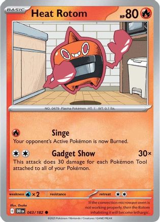 Heat Rotom 043 - SV10 Destined Rivals