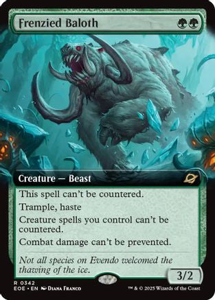 Frenzied Baloth (Extended Art) (EOE-342) - Edge of Eternities Foil