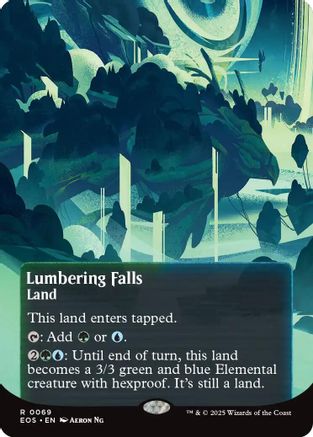 Lumbering Falls (0056) (Borderless) (EOS-069) - Edge of Eternities: Stellar Sights