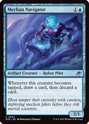 Mechan Navigator (EOE-064) - Edge of Eternities Foil