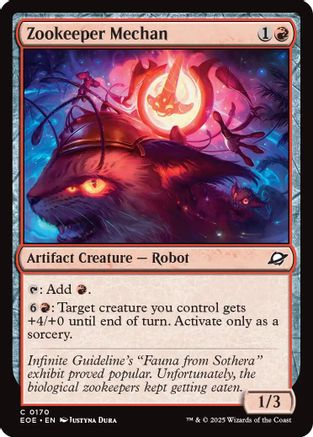 Zookeeper Mechan (EOE-170) - Edge of Eternities Foil