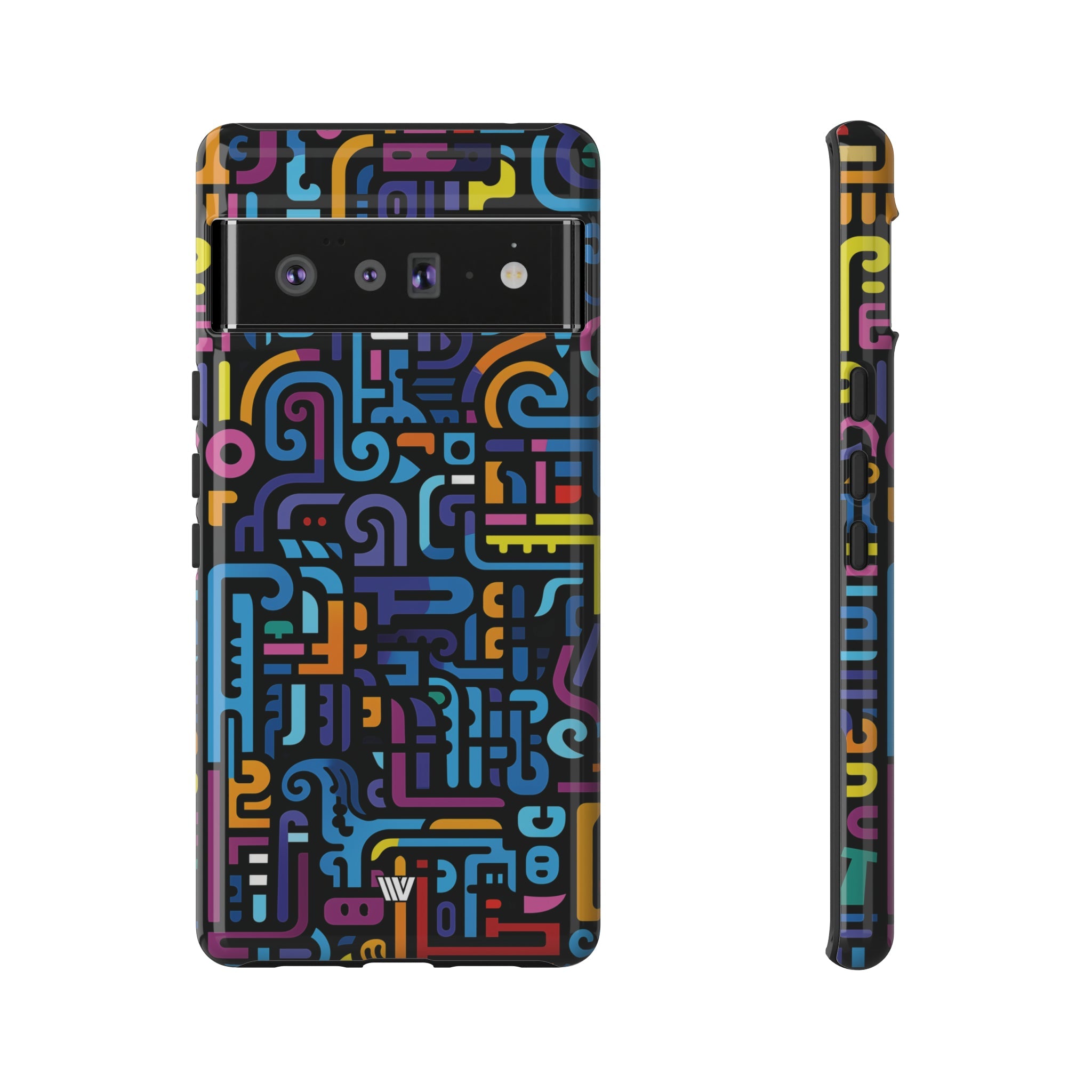 NEON GLYPHS | Tough Phone Case