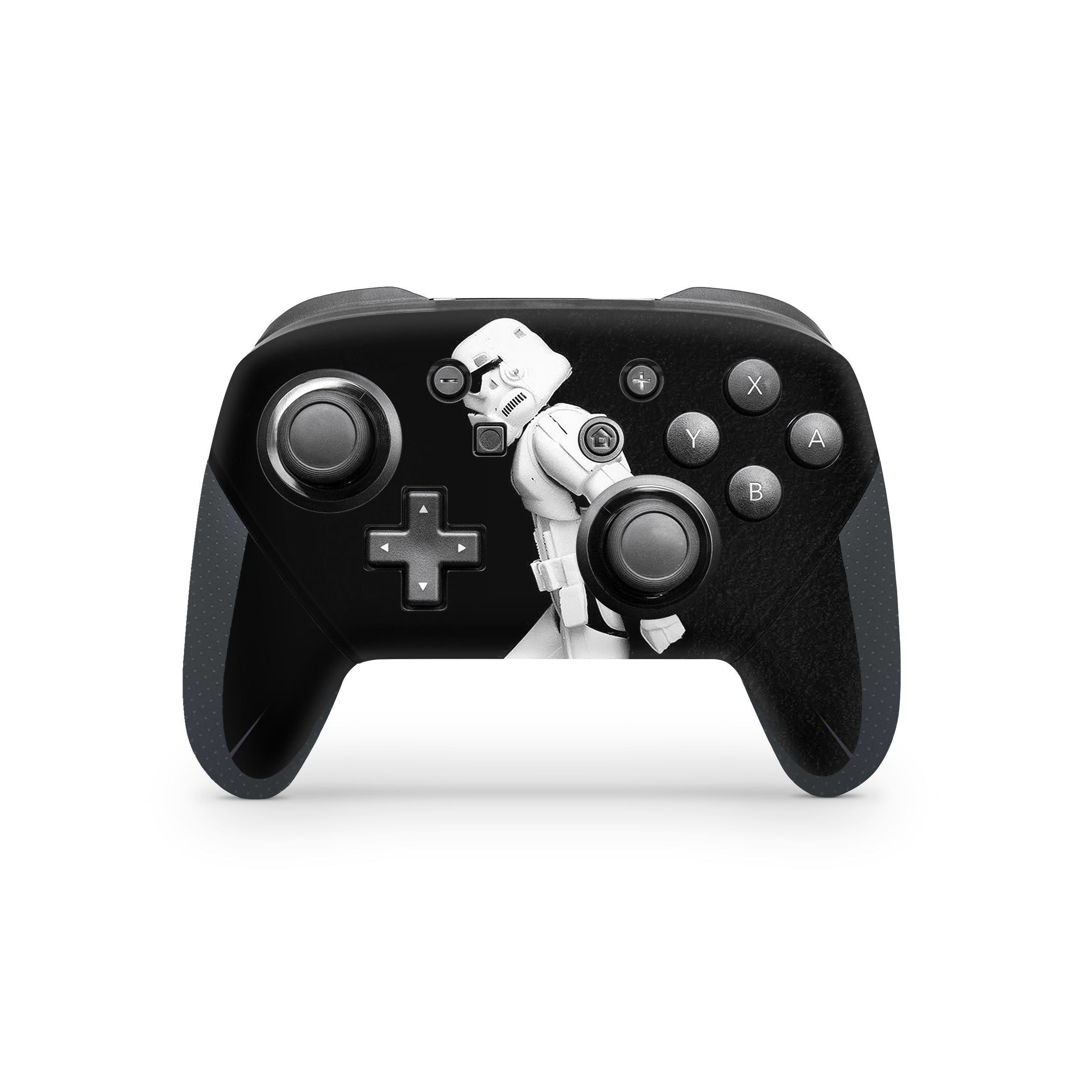 Galactic Enforcer v1 Nintendo Switch Pro Controller Skin - Sci-Fi-inspired design