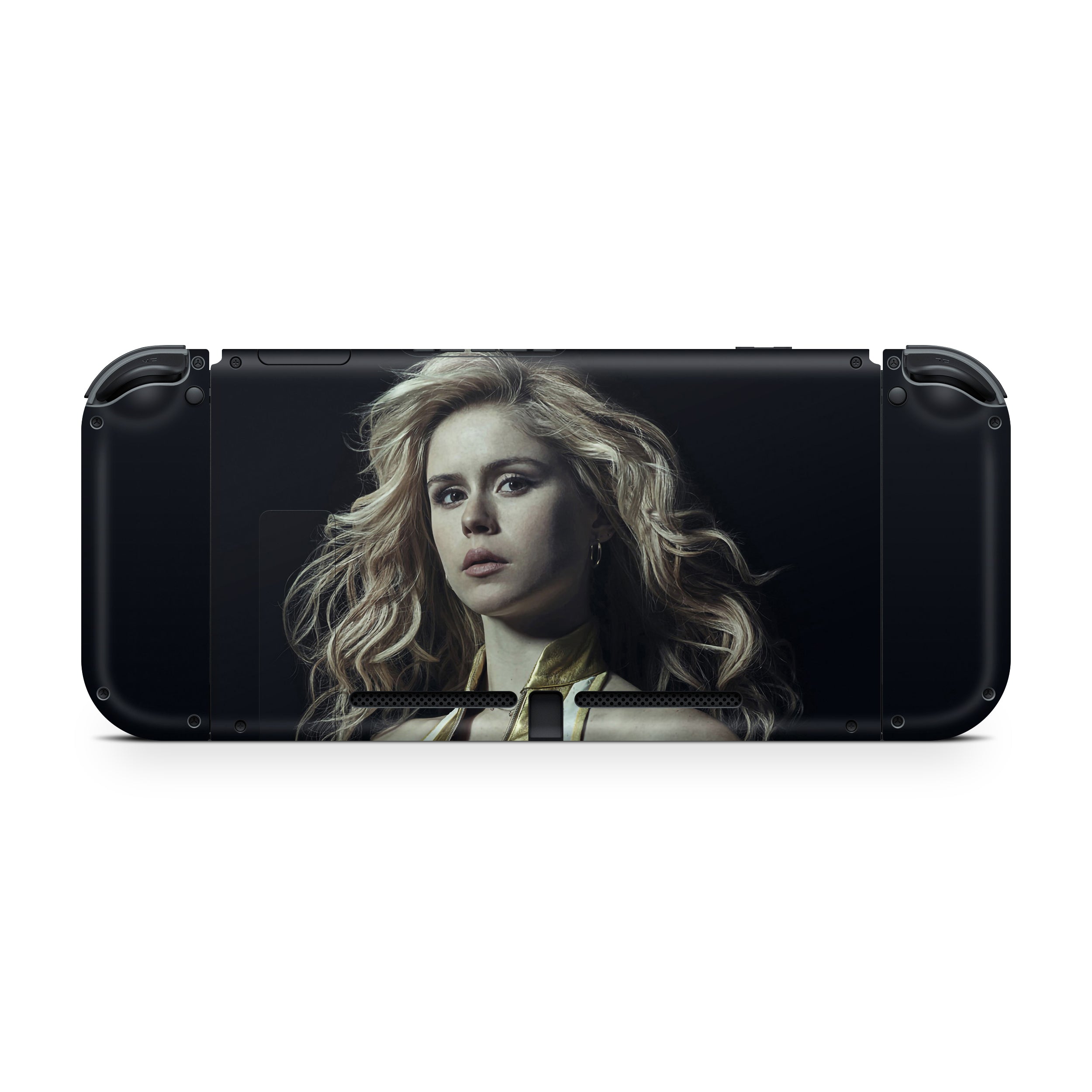 Glow Warrior v1 Nintendo Switch OLED Skin - Comics-inspired design