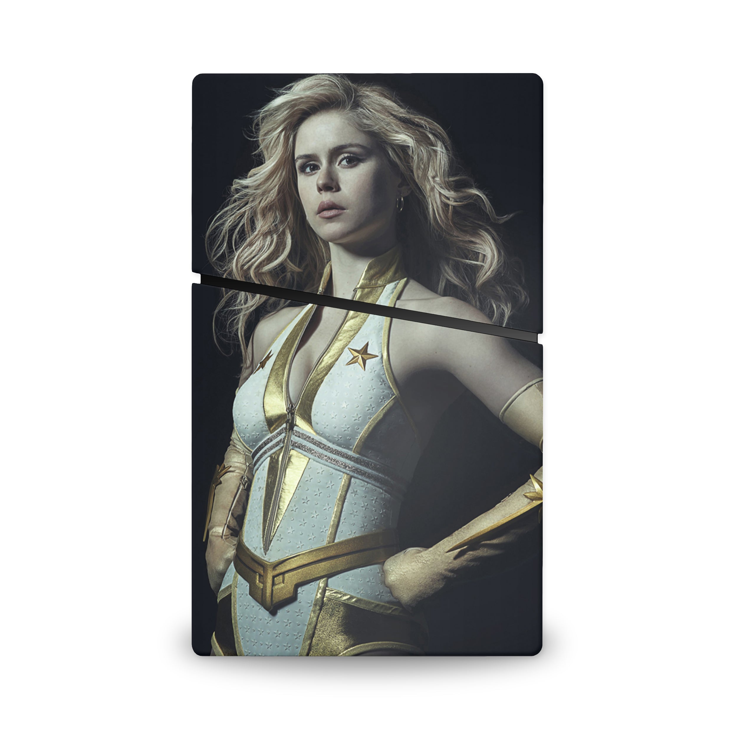 Glow Warrior v1 PS5 Slim Digital Skin - Comics-inspired design