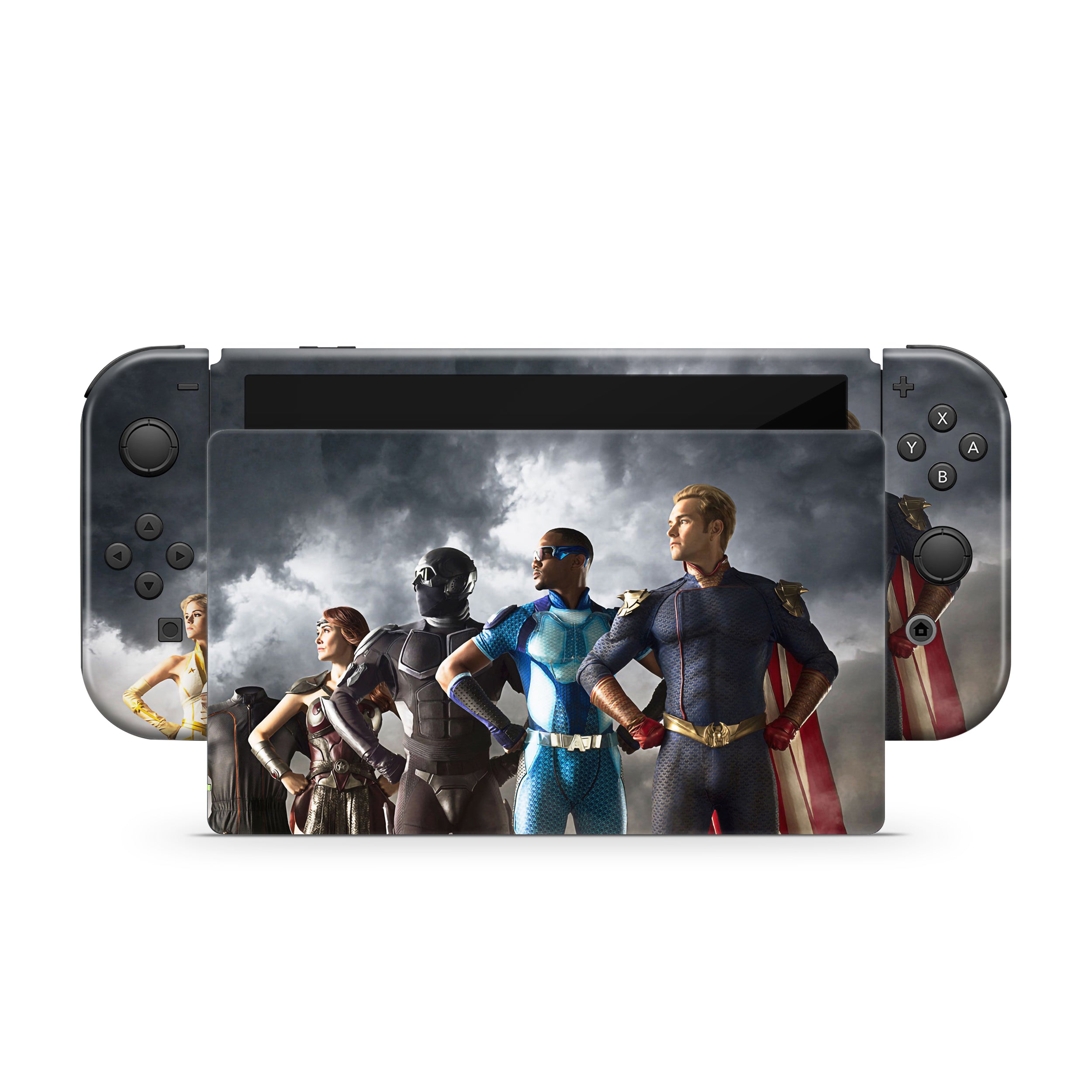 Supreme Seven v1 Nintendo Switch OLED Skin - Comics-inspired design