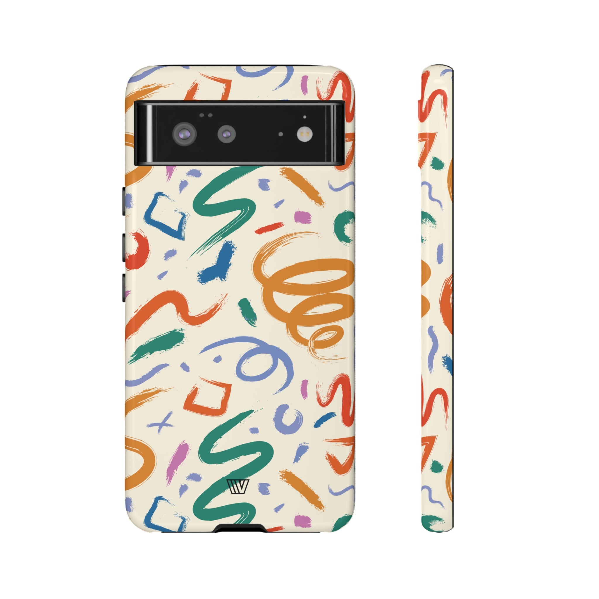 DOODLE BRUSH STROKES | Tough Phone Case