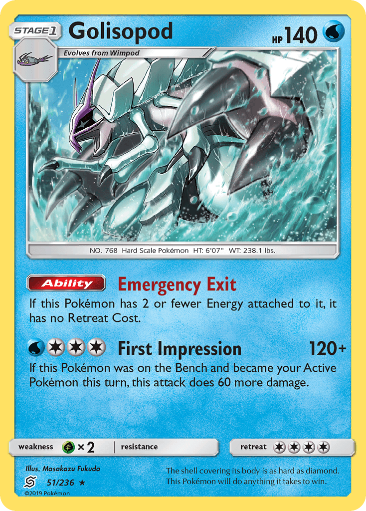 Golisopod (51/236) [Sun & Moon: Unified Minds]