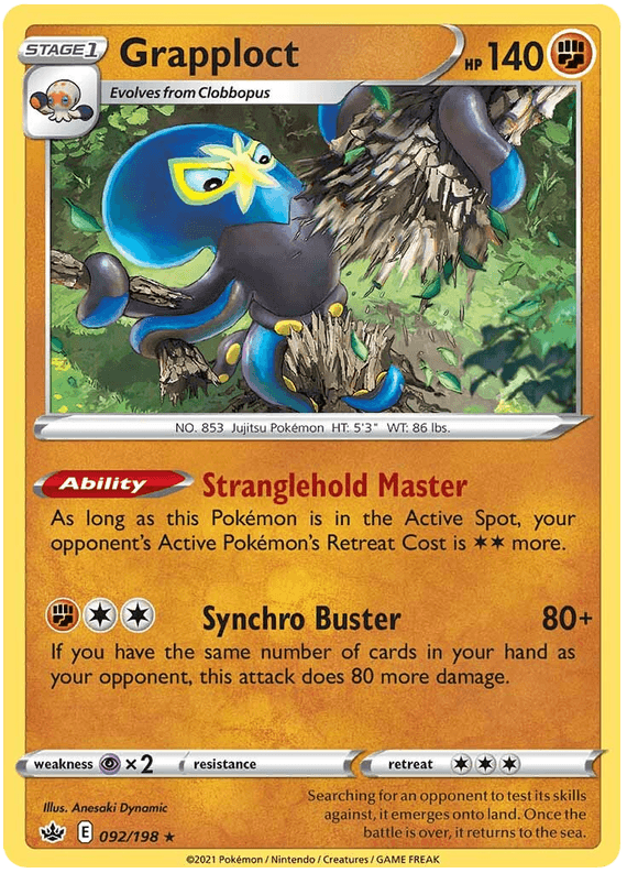 Grapploct (092/198) [Sword & Shield: Chilling Reign]