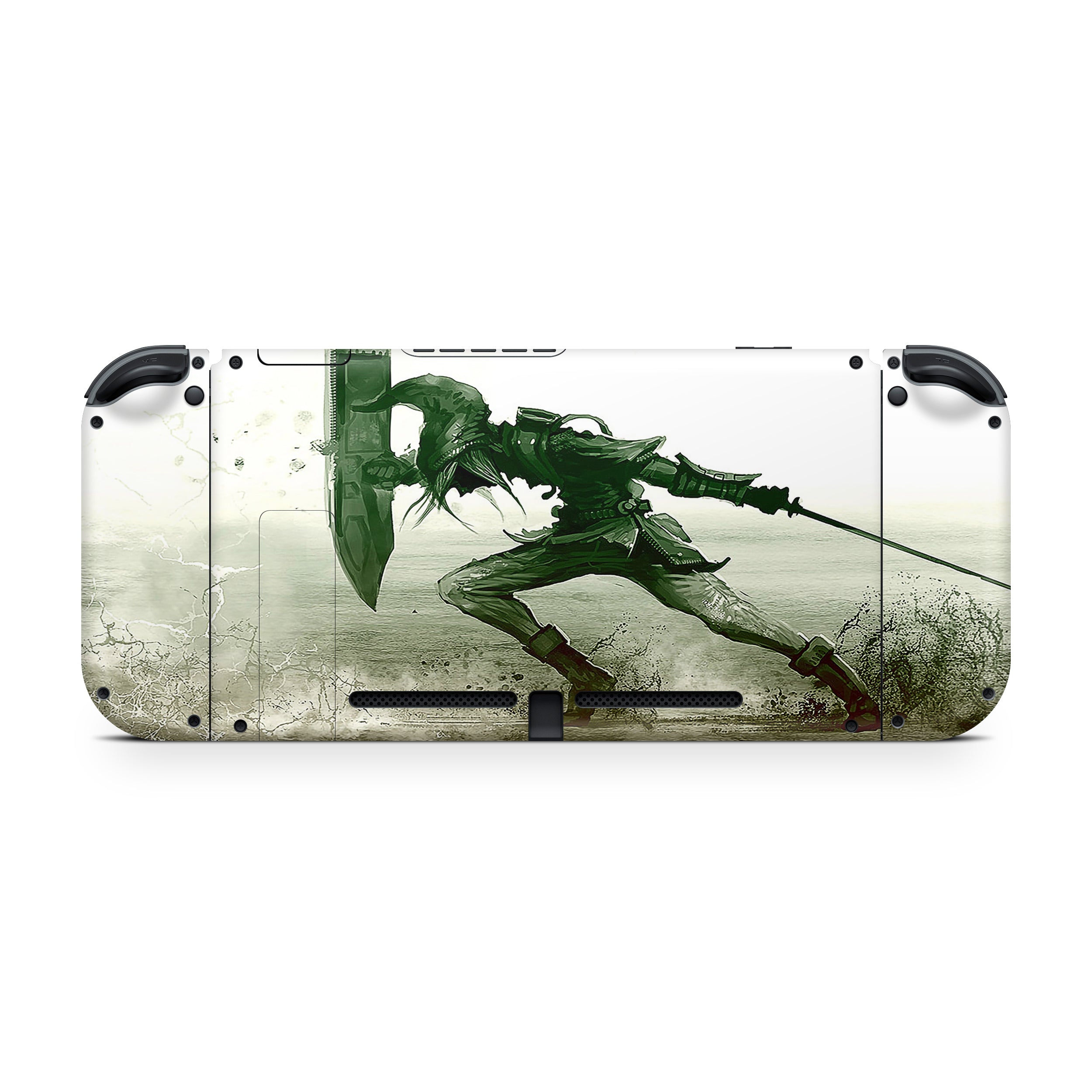 Blade of Courage v1 Nintendo Switch OLED Skin - Video Game-inspired design