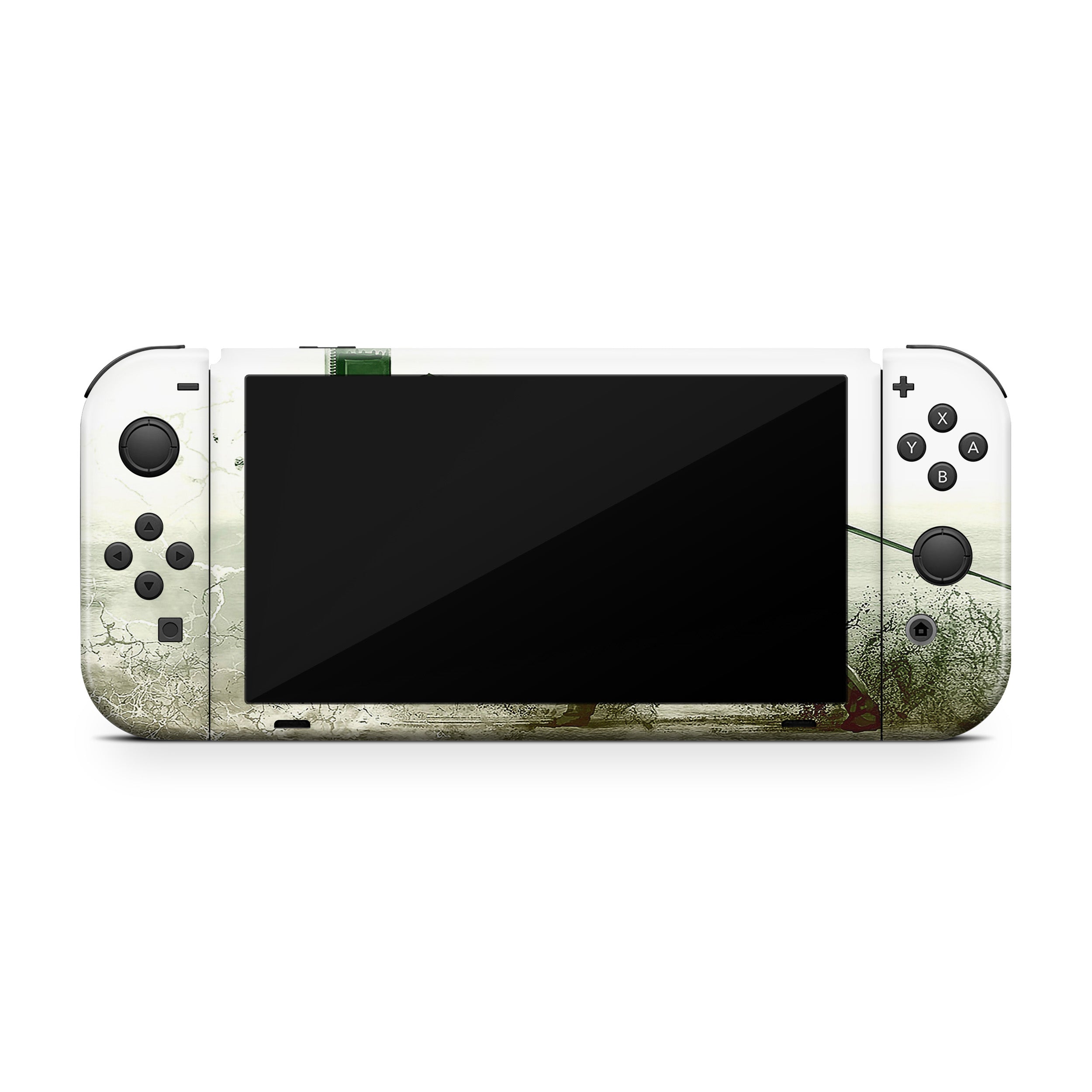 Blade of Courage v1 Nintendo Switch OLED Skin - Video Game-inspired design