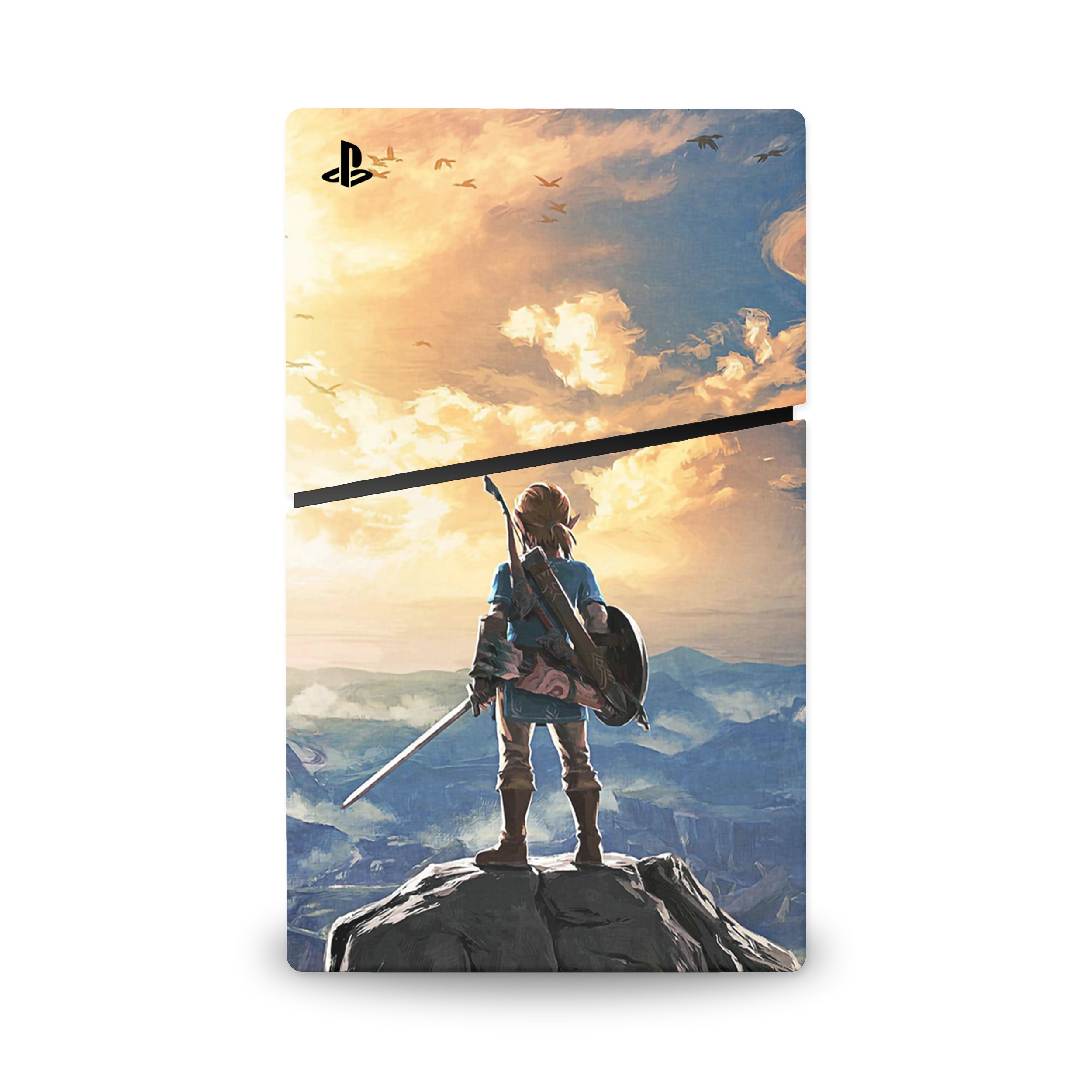 Blade of Courage v2 PS5 Slim Skin - Video Game-inspired design