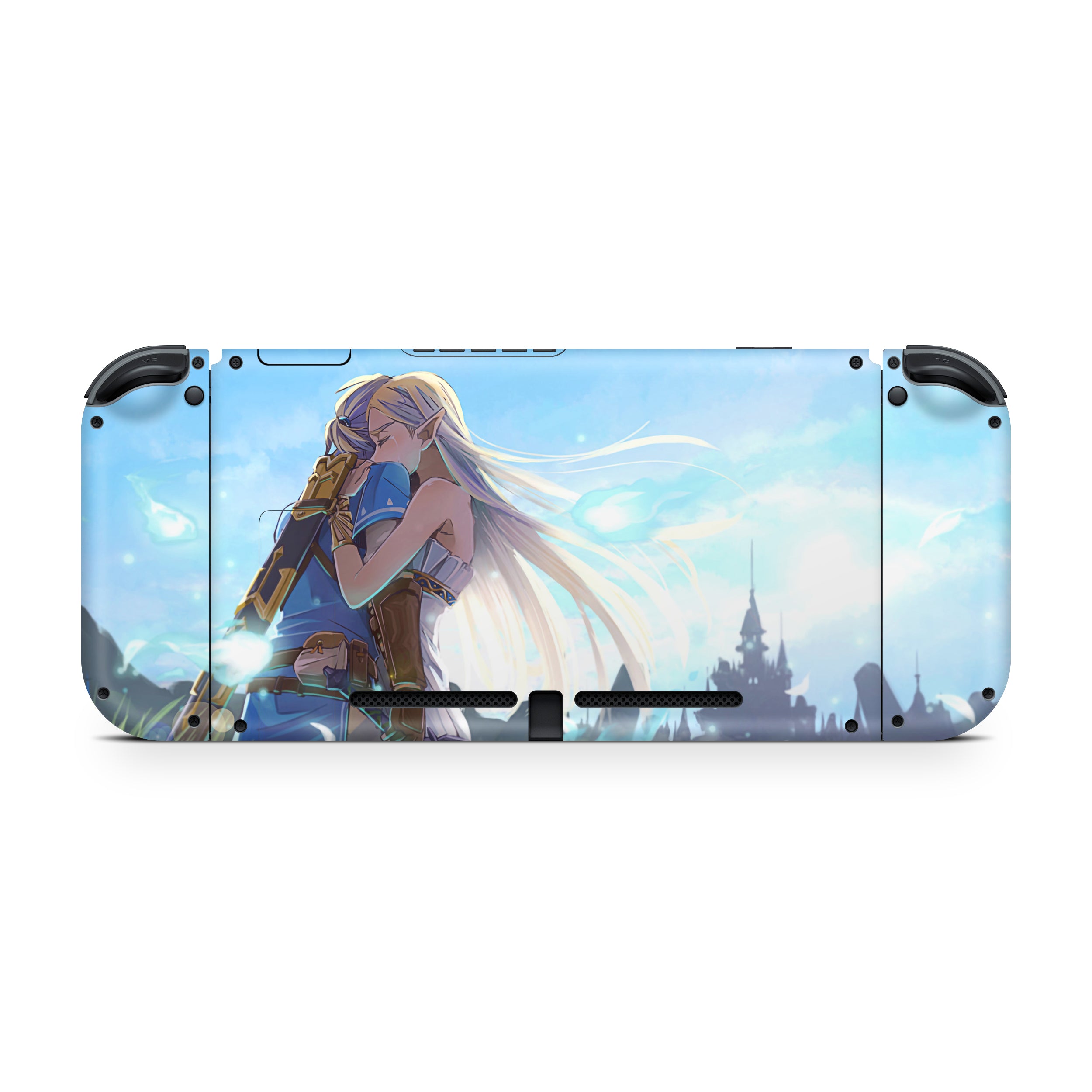Blade of Courage v3 Nintendo Switch OLED Skin - Video Game-inspired design