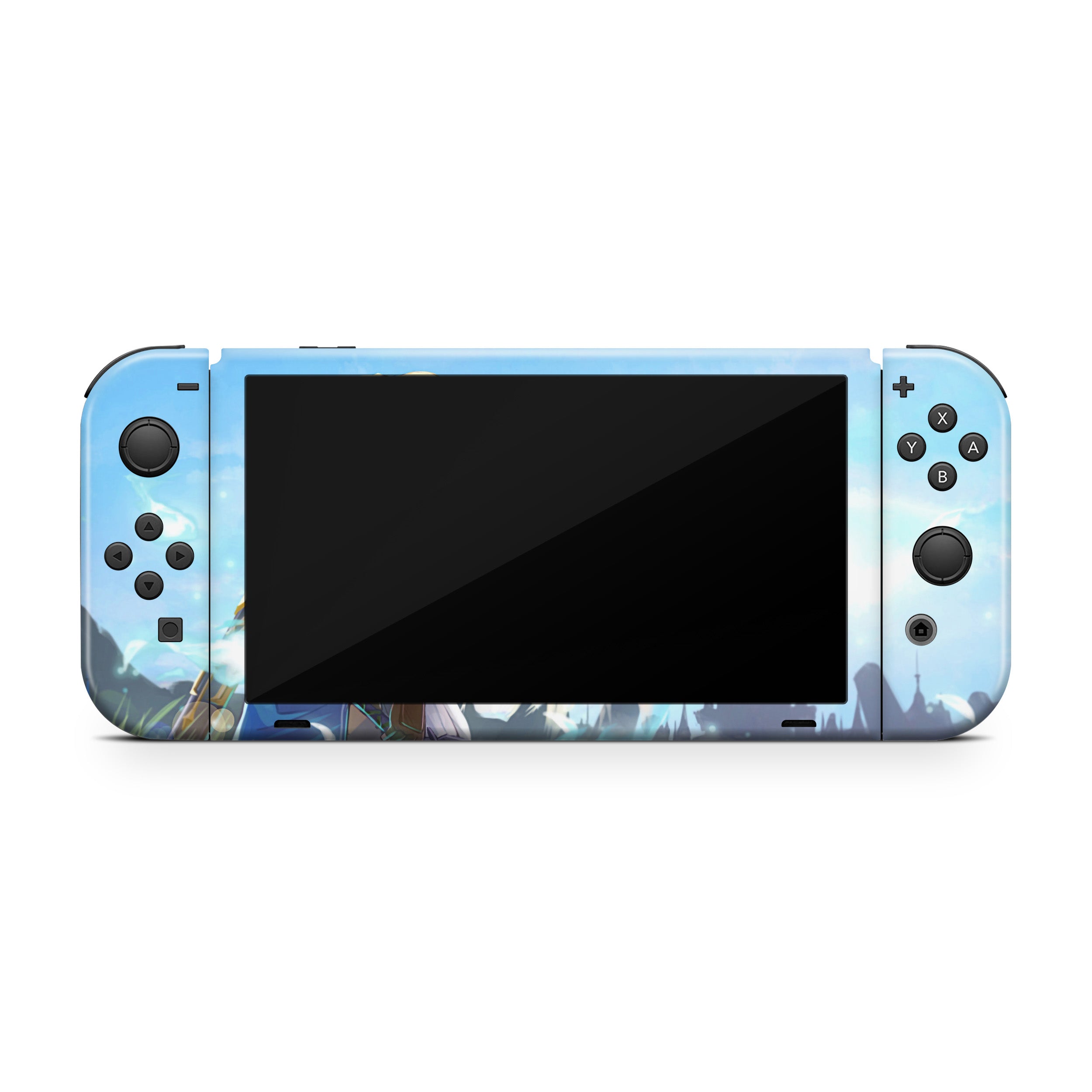 Blade of Courage v3 Nintendo Switch OLED Skin - Video Game-inspired design