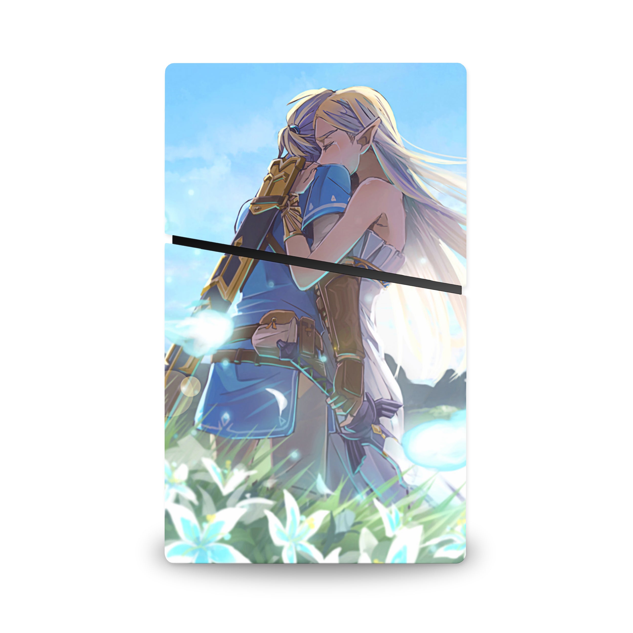 Blade of Courage v3 PS5 Slim Digital Skin - Video Game-inspired design