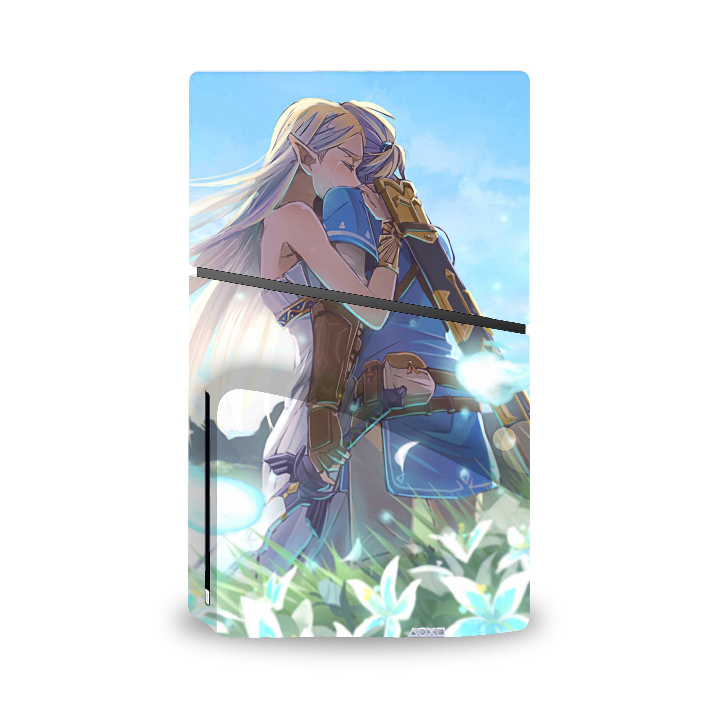 Blade of Courage v3 PS5 Slim Skin - Video Game-inspired design