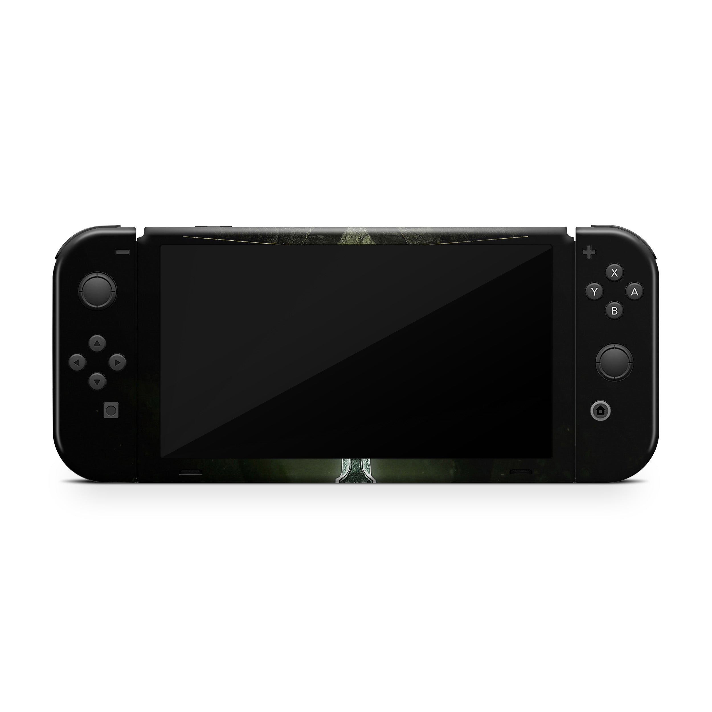 Blade of Courage v4 Nintendo Switch OLED Skin - Video Game-inspired design