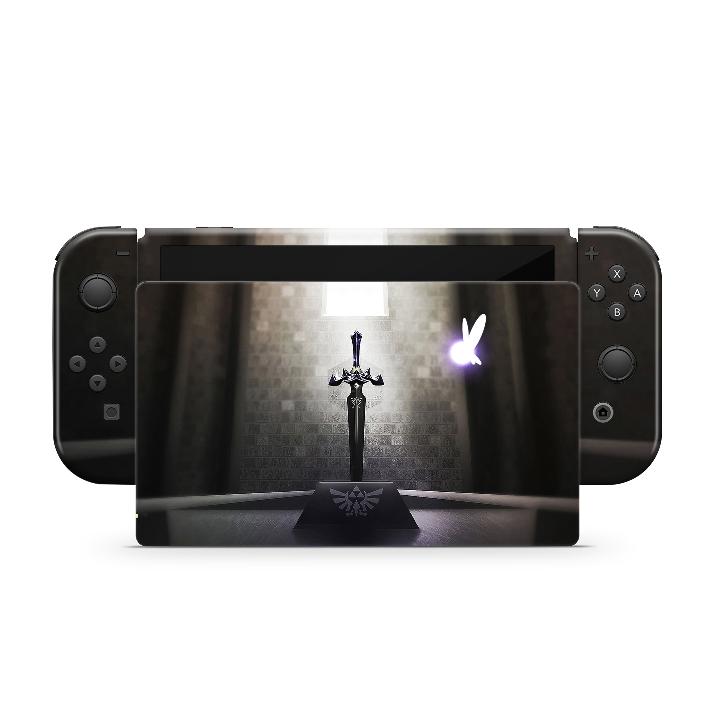 Blade of Courage v6 Nintendo Switch OLED Skin - Video Game-inspired design