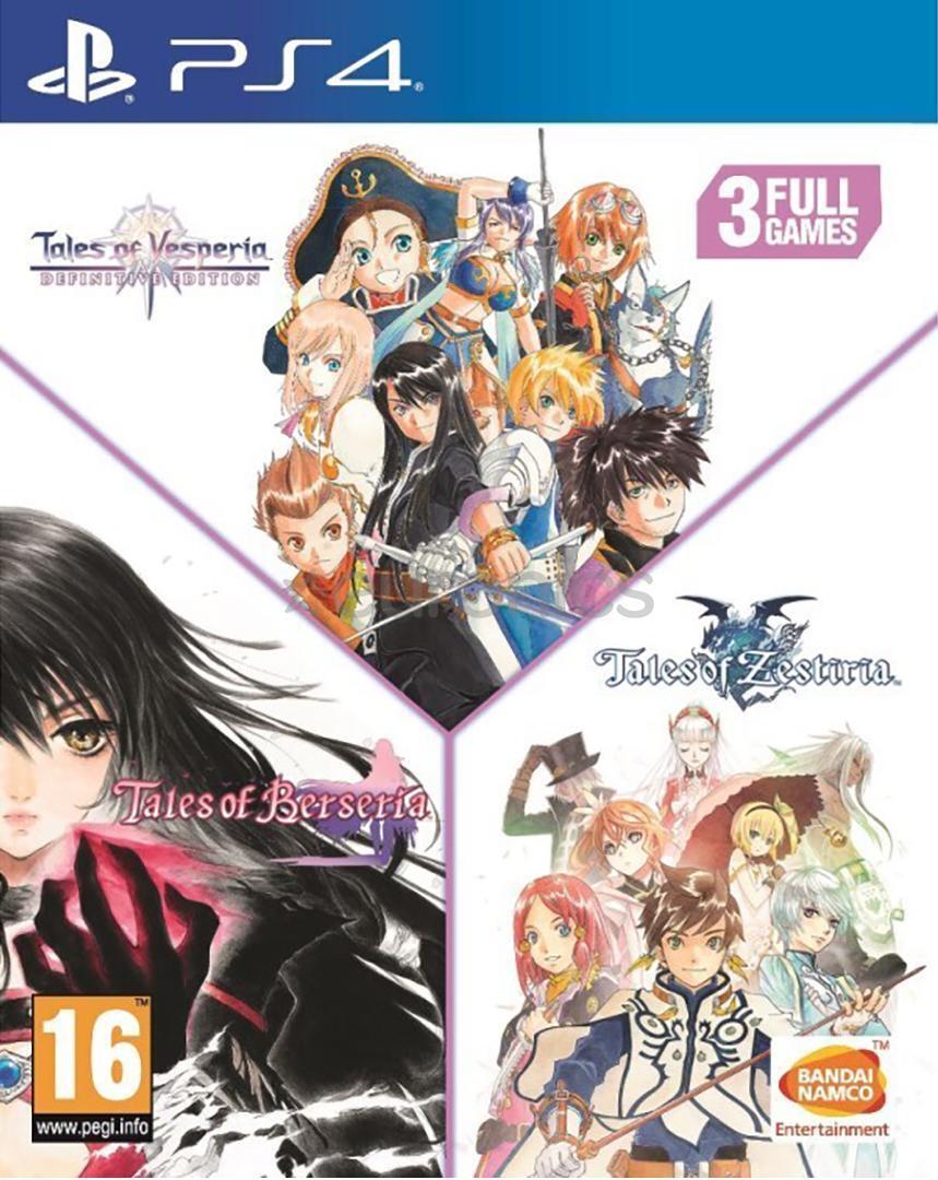 Tales of Zestiria + Tales of Berseria + Tales of Vesperia: Definitive Edition [European Import] (PlayStation 4)
