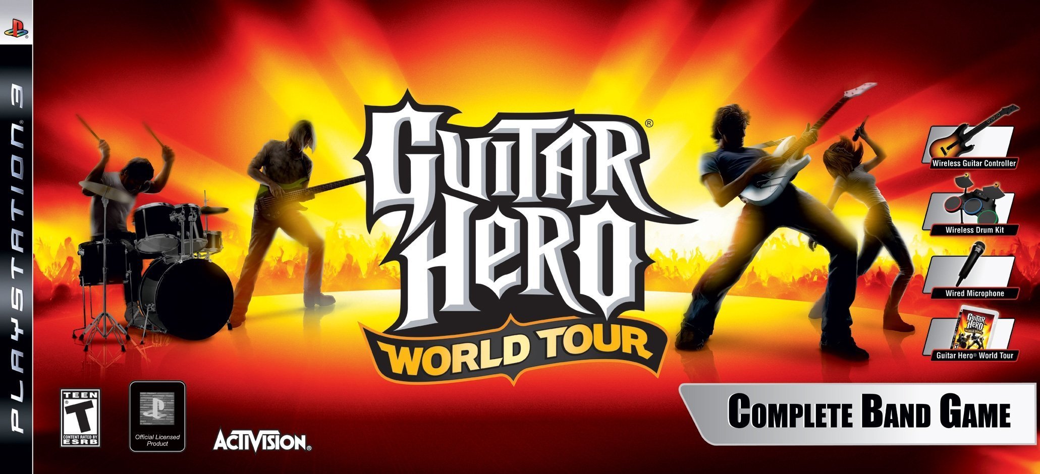 Guitar Hero World Tour Band Kit (Playstation 3)