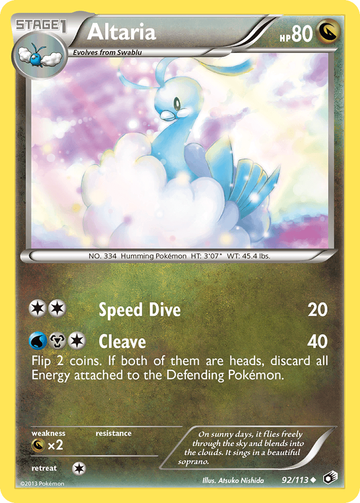 Altaria (92/113) [Black & White: Legendary Treasures]