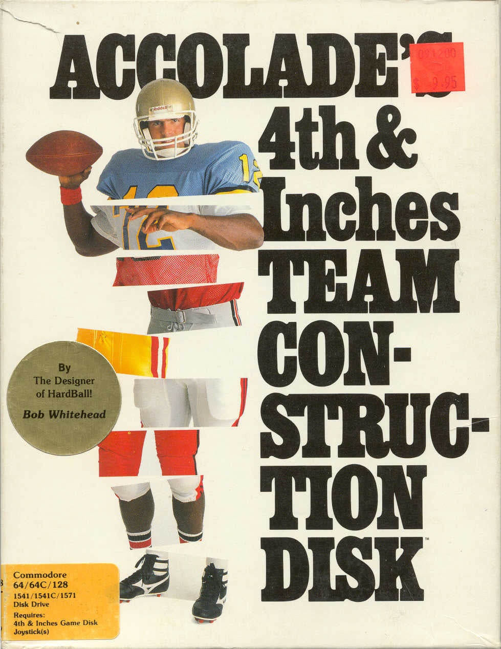 4th & Inches w/ Team Construction Disk (Commodore 64/128)